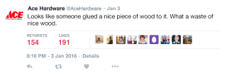 Illustration for article titled Social Media Meltdown: The Ace Hardware Twitter Account Spent All Of Yesterday Asking What Hammers Are